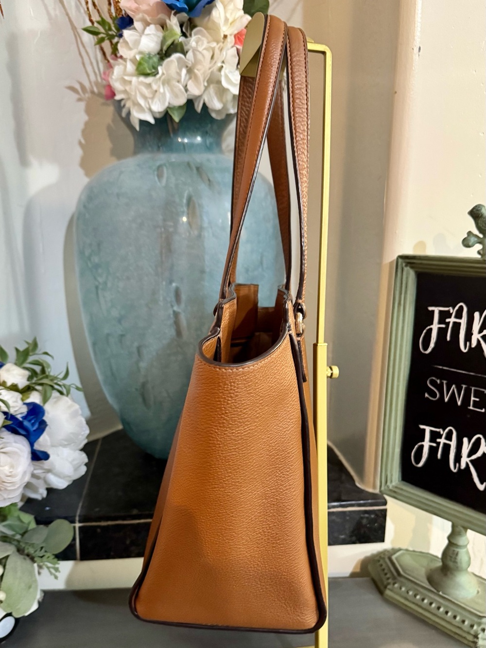 Kate Spade New York Jackson Med Satchel (Gingerbread) pebbled leather - Picture 4 of 12